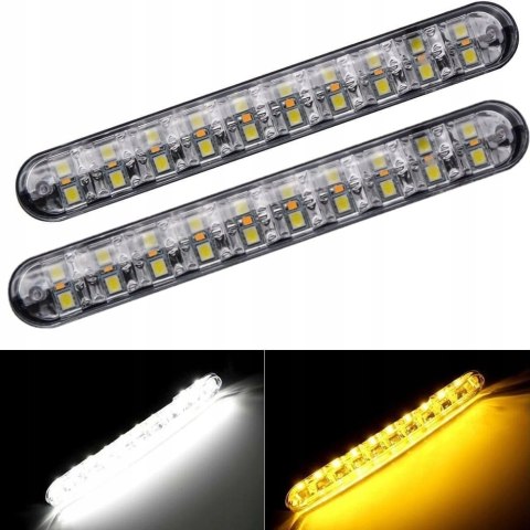 ŚWIATŁA LAMPY DO JAZDY DZIENNEJ DO AUTA LED DRL KIERUNKOWSKAZ