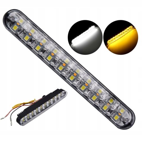 ŚWIATŁA LAMPY DO JAZDY DZIENNEJ DO AUTA LED DRL KIERUNKOWSKAZ