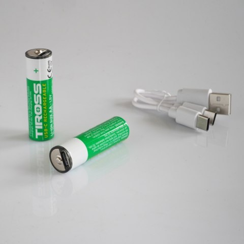 Bateria litowa akumulatorek Tiross AA (R6) 2 szt.