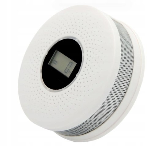 Czujnik Czadu i Dymu Detektor Tlenku Węgla Certyfikowany