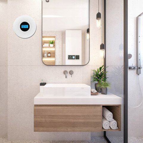 Czujnik Czadu i Dymu Detektor Tlenku Węgla Certyfikowany