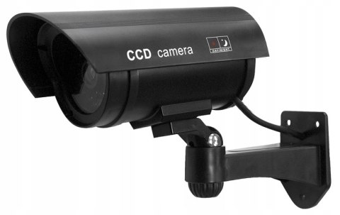 KAMERA ATRAPA LED MONITORING KAMERA ZEWNĘTRZNA ŚCIENNA Z DIODĄ MIGAJĄCA