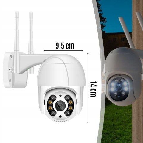 KAMERA ZEWNĘTRZNA DO MONITORINGU WIFI Kamera IP PODGLĄD NA ŻYWO