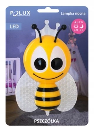 LAMPKA NOCNA WTYKOWA DLA DZIECI PSZCZÓŁKA LED
