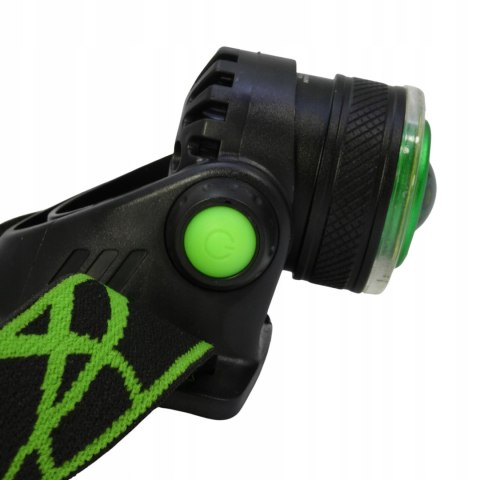 LATARKA MOCNA WODOODPORNA LED CZOŁÓWKA XML T6 RING COB ZOOM 800M