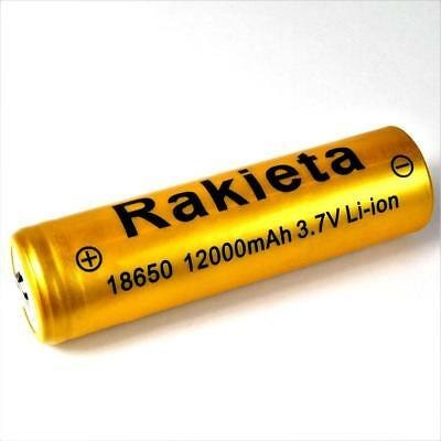 Ładowarka + 4 szt. Akumulator litowo-jonowy Rakieta 18650 12000 mAh