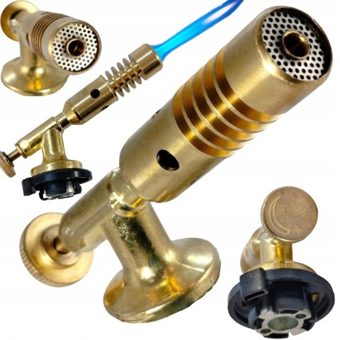 PALNIK GAZOWY MOSIĘŻNY ZESTAW 4 X GAZ SPAWALNICZY LUTOWNICA + RĘKAWICZKI