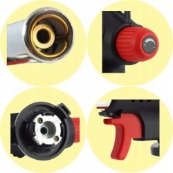 Palnik Gazowy Wielozadaniowy Lutownica 360° Na Kartusz Gaz 4szt.