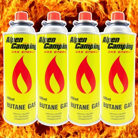 Palnik Gazowy Wielozadaniowy Lutownica 360° Na Kartusz Gaz 4szt.