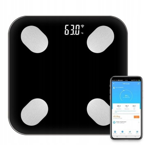 Waga łazienkowa bluetooth ANALITYCZNA WAGA ŁAZIENKOWA BLUETOOTH maks 180kg
