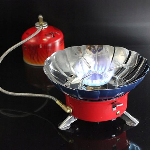 KUCHENKA TURYSTYCZNA GAZOWA Z OSŁONĄ NA WIATR XXL