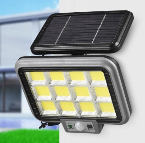 Lampa SOLARNA LED ZEWNĘTRZNA NA KABLU BARDZO JASNA 450LM zasilanie solarne