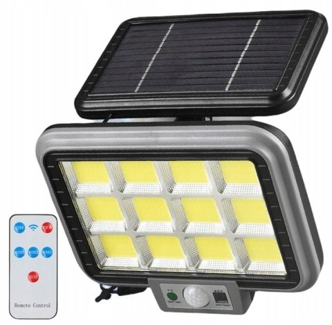 Lampa SOLARNA LED ZEWNĘTRZNA NA KABLU BARDZO JASNA 450LM zasilanie solarne