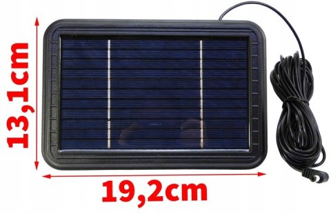 Lampa SOLARNA LED ZEWNĘTRZNA NA KABLU BARDZO JASNA 450LM zasilanie solarne