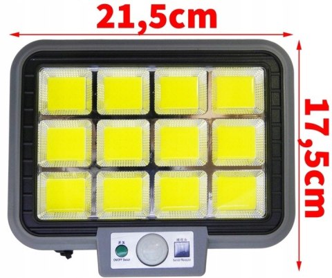 Lampa SOLARNA LED ZEWNĘTRZNA NA KABLU BARDZO JASNA 450LM zasilanie solarne