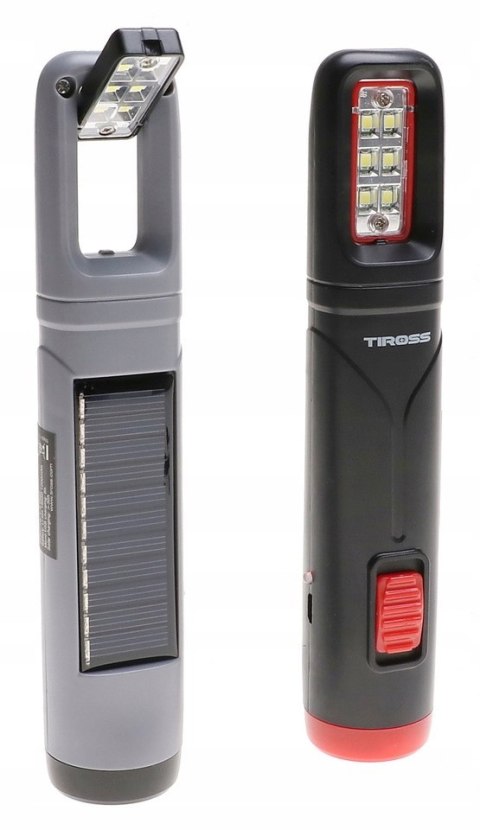 Latarka Akumulatorowa Solar Tiross 170 lm LED COB TS 2221