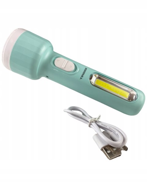 Latarka Akumulatorowa Tiross TS-1854 2x Światło LED Aku.1200mAh