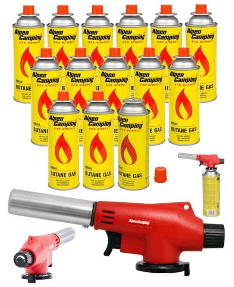 MINI PALNIK GAZOWY MARKOWY NA KARTUSZE ALPEN CAMPING VULCANO JAKOŚĆ MARKA