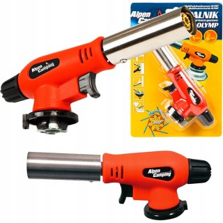 MINI PALNIK GAZOWY MARKOWY OLYMP ALPEN CAMPING 1300W NA KARTUSZE DO KOMINKA