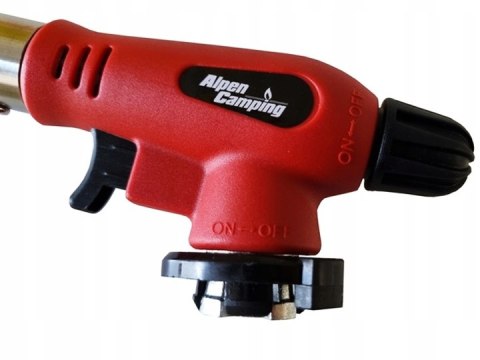 MINI PALNIK GAZOWY MARKOWY OLYMP ALPEN CAMPING 1300W NA KARTUSZE DO KOMINKA