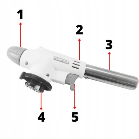 Mini Palnik Gazowy z Ceramiką Opalarka Lutownica Kartusz 6 x Gaz Rękawiczki