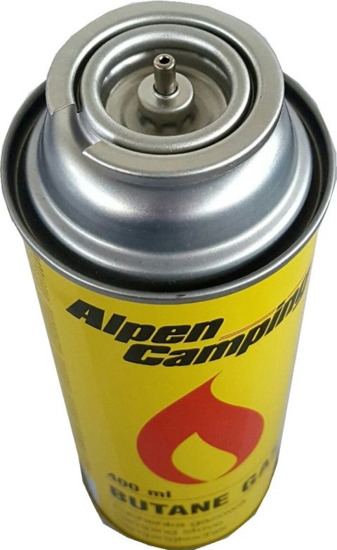 Mini palnik gazowy + 4 x KARTUSZ GAZ NABOJE GAZOWE NABÓJ ALPEN CAMPING 227G