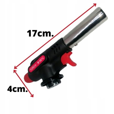 Palnik Gazowy 360° Opalarka Lutownica Lutlampa Wielozadaniowy Na Gaz