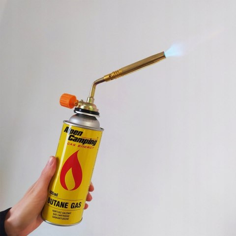 Palnik Gazowy Lutownica Opalarka Na Gaz Kartusz 6 szt. kompletny zestaw