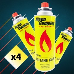 Palnik gazowy Palnik CAMP PRO FIRE GUN x 4 Butla Alpen 1300 W