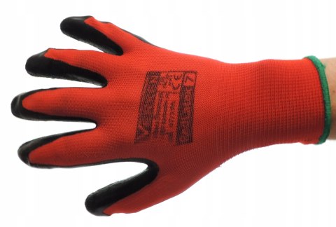 Rękawice robocze Rękawiczki robocze Verken RED LATEX rozmiar 7 - S 12 par