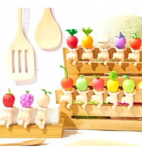 SONNY ANGEL MINI LALECZKA NA TELEFON HIPPERS OWOCE FRUIT 5szt