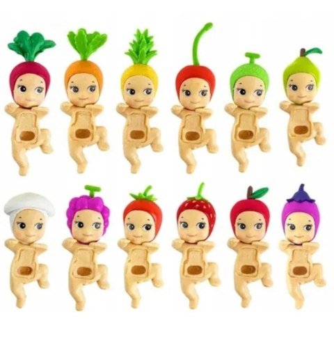 SONNY ANGEL MINI LALECZKA NA TELEFON HIPPERS OWOCE FRUIT 5szt