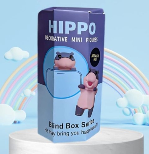 SONNY ANGEL MINI LALECZKA NA TELEFON HIPPO HIPOPOTAM 1szt