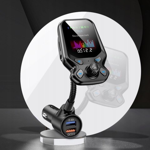 TRANSMITER BLUETOOTH DO SAMOCHODU SAMOCHODOWY MIKROFON USB