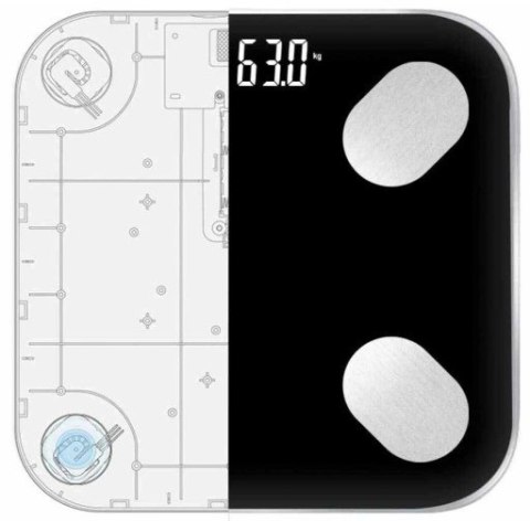 Waga łazienkowa bluetooth ANALITYCZNA WAGA ŁAZIENKOWA BLUETOOTH maks 180kg