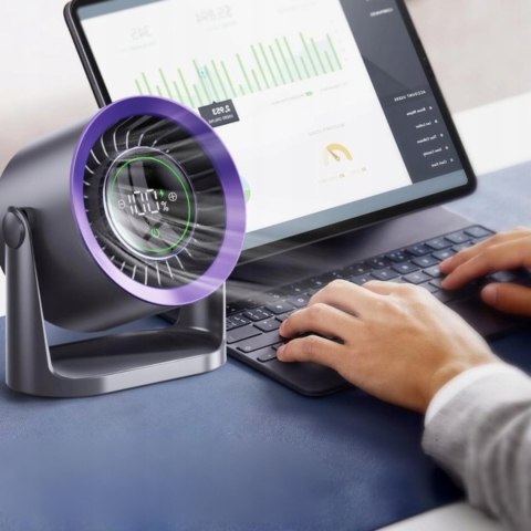 Wentylator wiatraczek biurkowy dmuchawa do komputera laptopa samochodu Tira