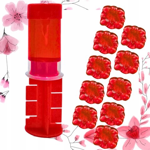 ŻELOWE KRĄŻKI DO TOALETY WC FLOWER 60ml 10 KRĄŻKÓW ŻELEK DO WC