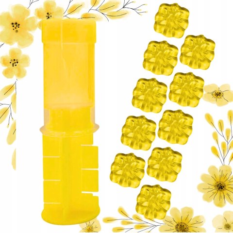 ŻELOWE KRĄŻKI DO TOALETY WC FLOWER OCEAN LEMON 60ml 6szt PUNKTOWY ŻEL DO WC