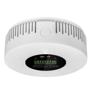 Czujnik Czadu i Dymu Detektor Tlenku Węgla Certyfikowany