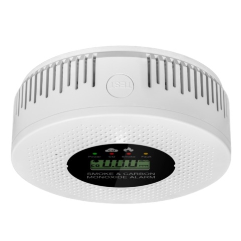 Czujnik Czadu i Dymu Detektor Tlenku Węgla Certyfikowany