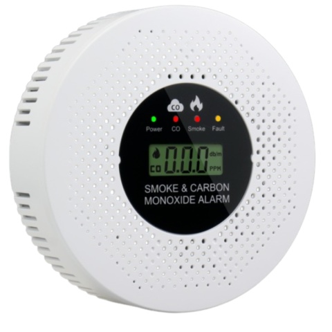 Czujnik Czadu i Dymu Detektor Tlenku Węgla Certyfikowany