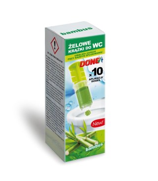 ŻELOWE KRĄŻKI DO TOALETY WC BAMBUS 60ml 10 KRĄŻKÓW ŻELEK DO WC