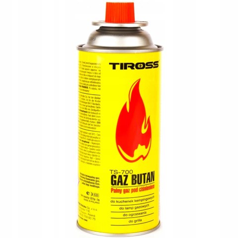 Gaz Kartusz Gazowy Do Palnika Kuchenki Tiross TS-700 227g/400ml 4szt.