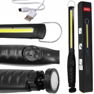 LAMPA WARSZTATOWA LATARKA LED COB 900 LUMENÓW USB MAGNES