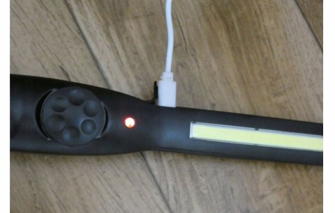LAMPA WARSZTATOWA LATARKA LED COB 900 LUMENÓW USB MAGNES