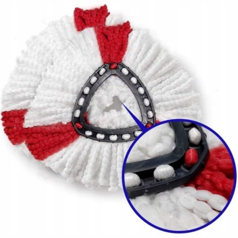 WKŁAD DO MOPA OKRĄGŁĘGO OBROTOWEGO Zapas Vileda Turbo NAKŁADKA CHŁONNA MOP